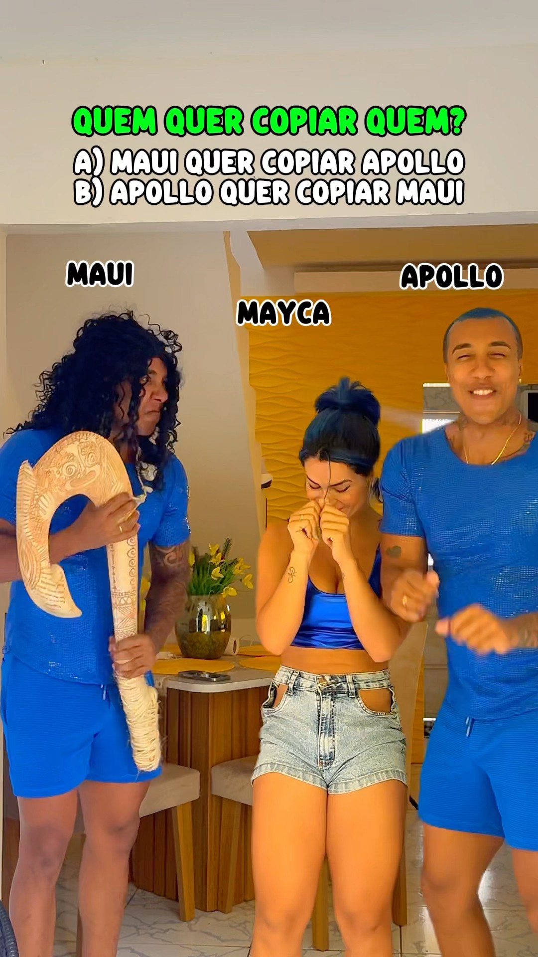 OPÇÃO A ou OPÇÃO B ?@mayca.brasil #musica #dublagem #funk #shorts #short